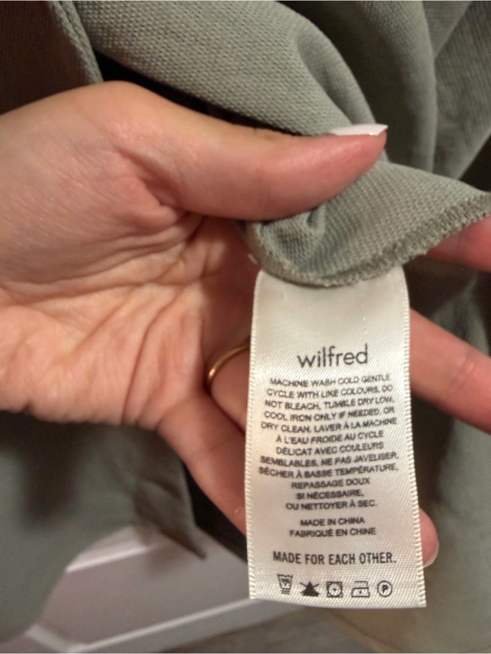 Wilfred light sage green jacket - Picture 5 of 6